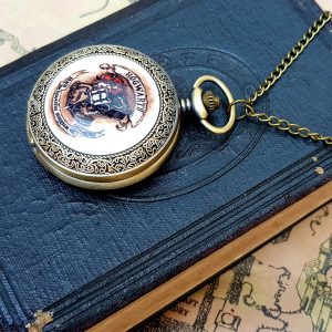 HP Hogwarts Pocket Watch in Bronze